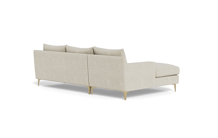 Sloan  Chaise Sectional/ down alternatie blend/ bench cushion - Image 4