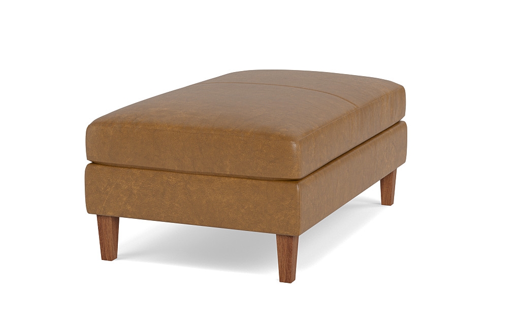 Sloan Leather Ottoman - Image 4