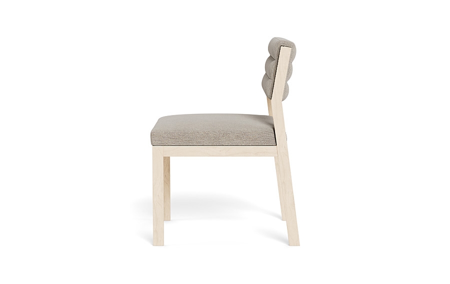 Nora Upholstered Armless Chair - Image 2