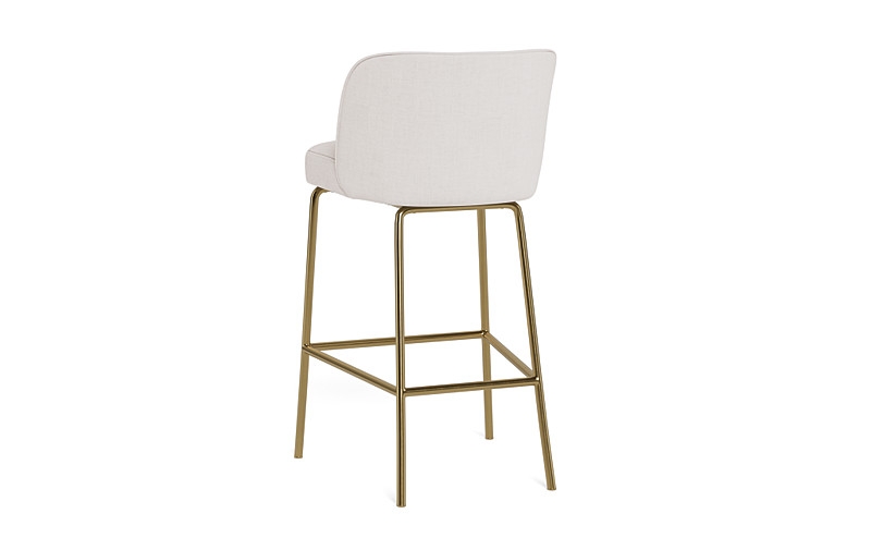 Graham Metal Framed Upholstered Bar Stool - Image 3
