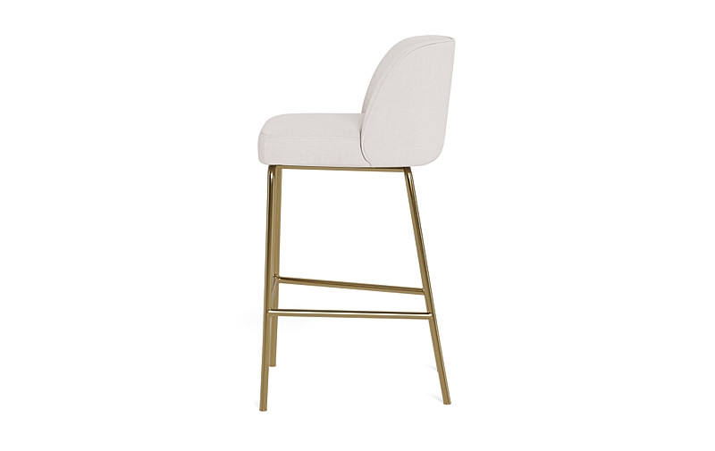 Graham Metal Framed Upholstered Bar Stool - Image 2