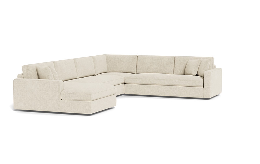 James 4-Piece 5-Seat Corner Chaise Sectional Left - Image 4