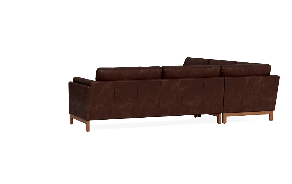 Gaby Leather 4-Seat Corner Sectional - Image 3