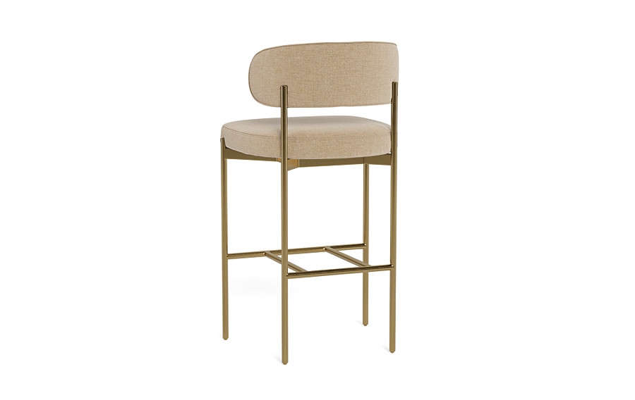 Hollis Metal Framed Upholstered Bar Stool - Image 2