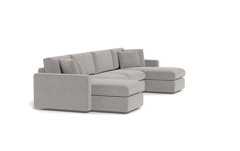 James 3-Piece 4-Seat U Chaise Sectional with Storage - Image 2