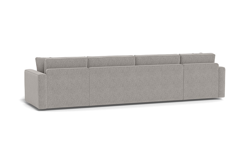 James 3-Piece 4-Seat U Chaise Sectional with Storage - Image 4
