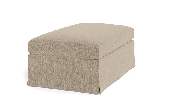 Sloan Slipcovered Ottoman - Image 3