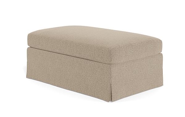 Sloan Slipcovered Ottoman - Image 2