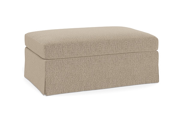 Sloan Slipcovered Ottoman - Image 4