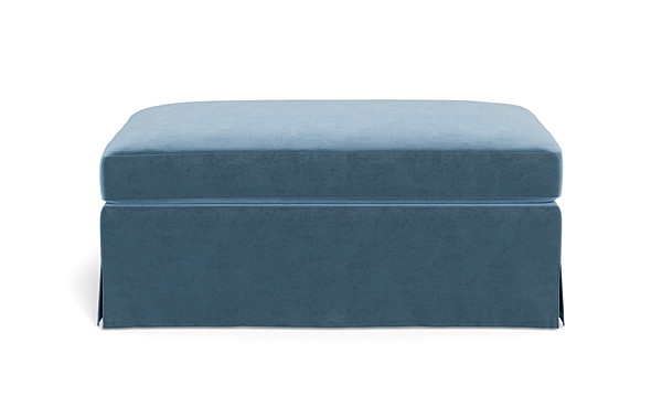 Sloan Slipcovered Ottoman - Image 0