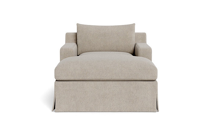 Sloan Slipcovered Chaise Lounge - Image 2