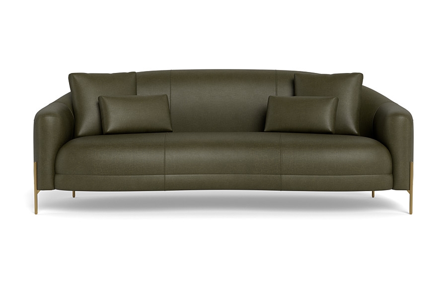 Fiona Leather 3-Seat Sofa - Image 0
