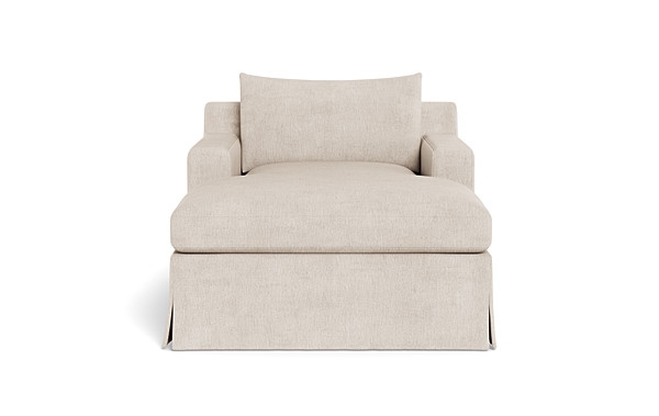 Sloan Slipcovered Chaise Lounge - Image 0