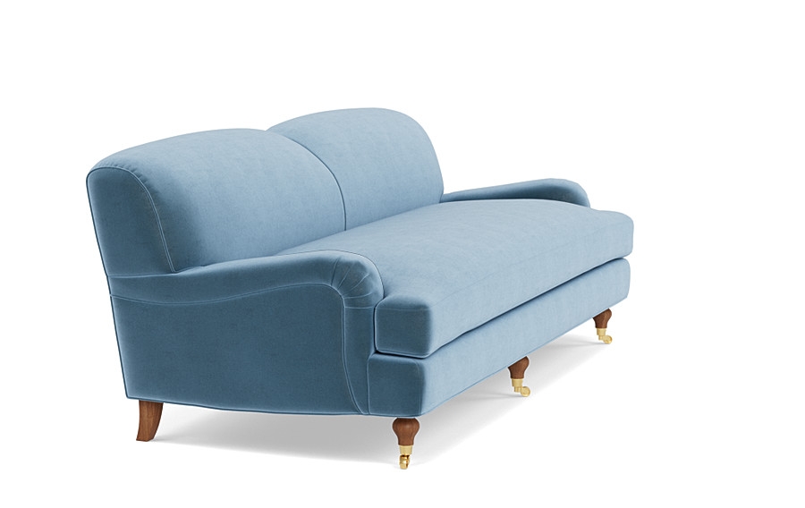 Rose Fabric Sofa, Bench Cushion - Image 4