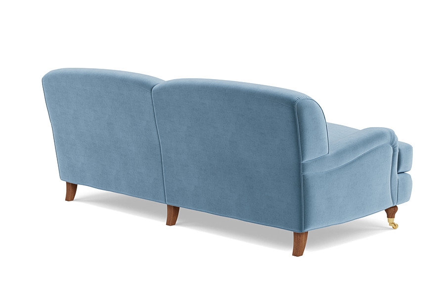 Rose Fabric Sofa, Bench Cushion - Image 1