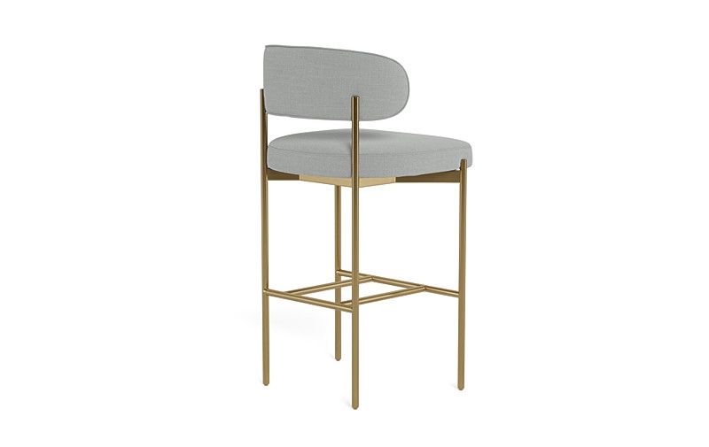 Hollis Metal Framed Upholstered Bar Stool - Image 3