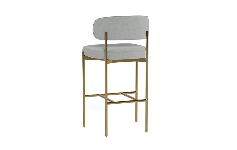 Hollis Metal Framed Upholstered Bar Stool - Image 1