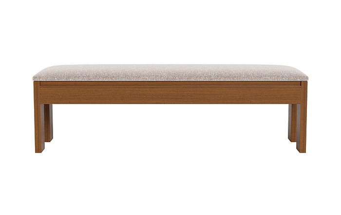 Cade Wood Framed Upholstered Storage Bench - Image 0