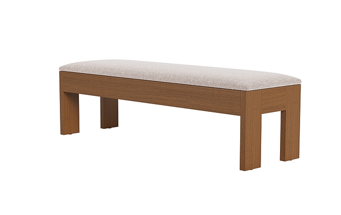 Cade Wood Framed Upholstered Storage Bench - Image 4