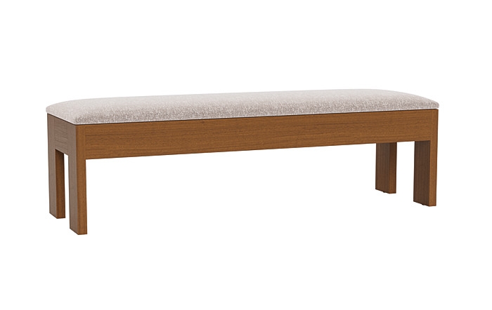 Cade Wood Framed Upholstered Storage Bench - Image 2