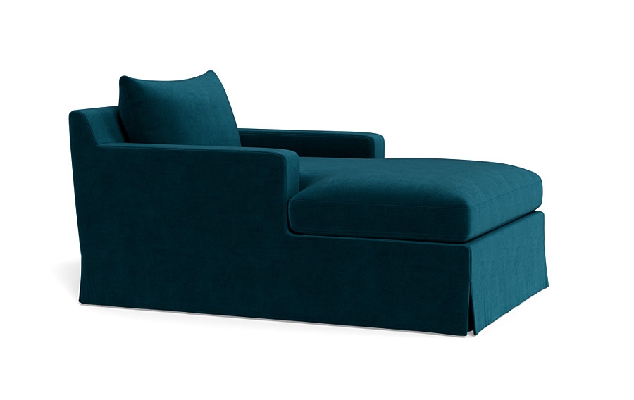 Sloan Slipcovered Chaise Lounge - Image 1