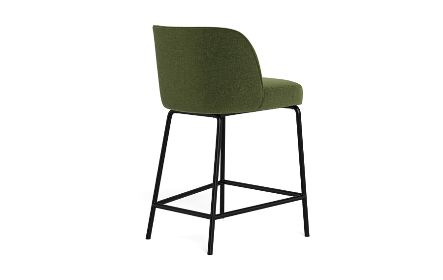 Graham Metal Framed Upholstered Counter Stool - Image 2