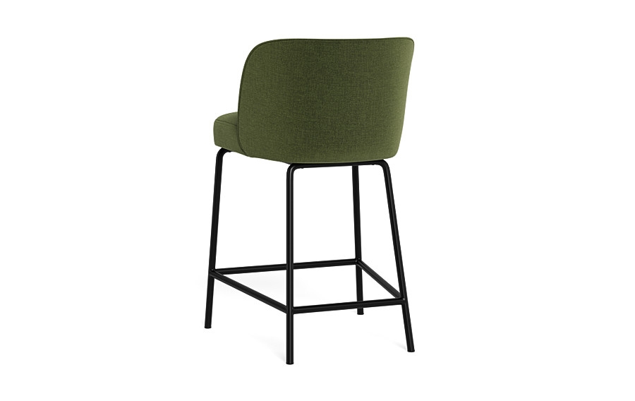 Graham Metal Framed Upholstered Counter Stool - Image 4