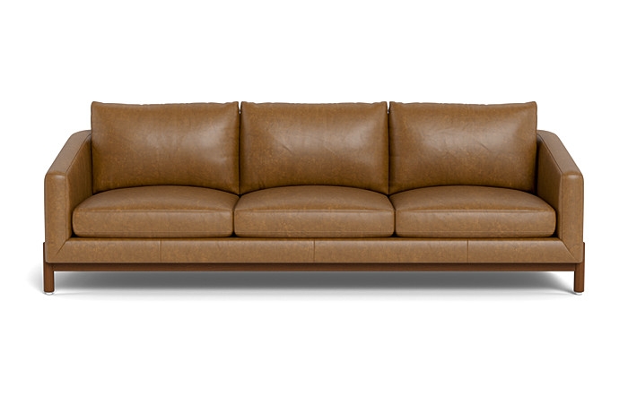 Oslo Leather 3-Seat Sofa - Image 0