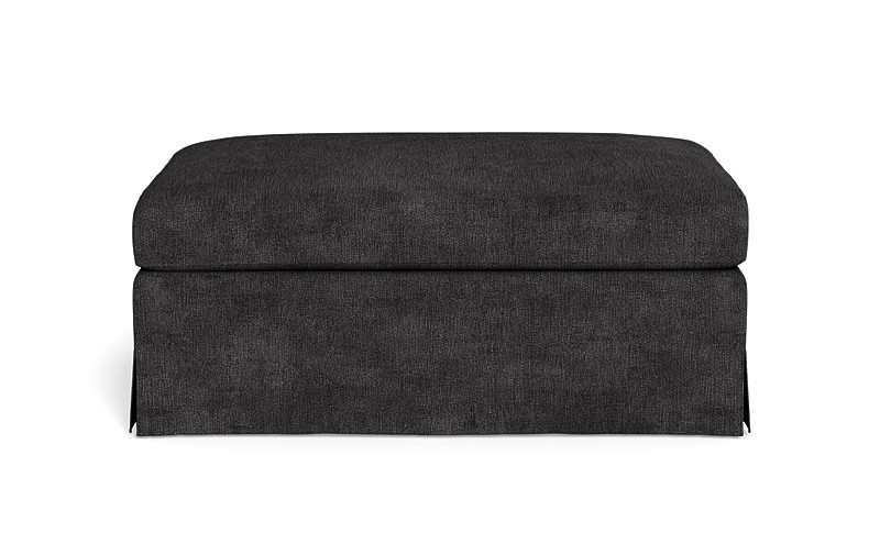 Sloan Slipcovered Ottoman - Image 0