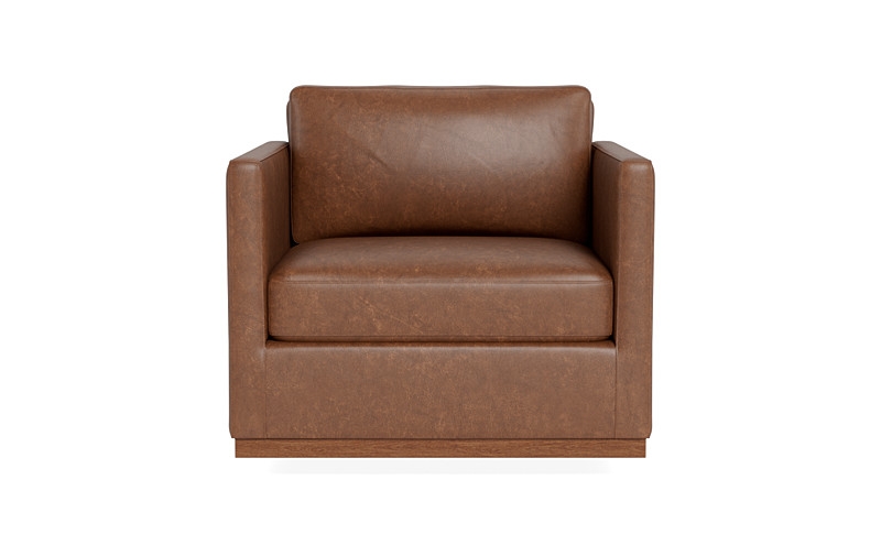 Jasper Leather Swivel Chair - Image 0