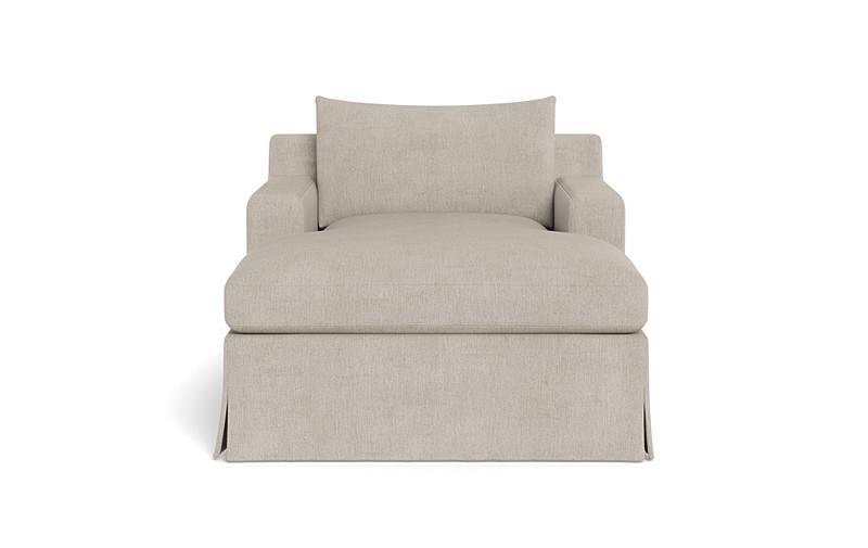Sloan Slipcovered Chaise Lounge - Image 0