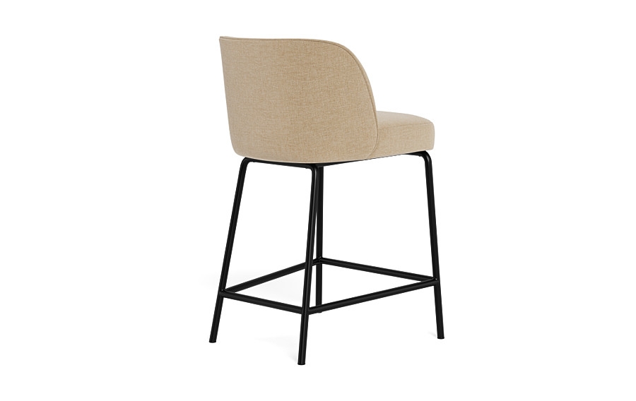 Graham Metal Framed Upholstered Counter Stool - Image 3