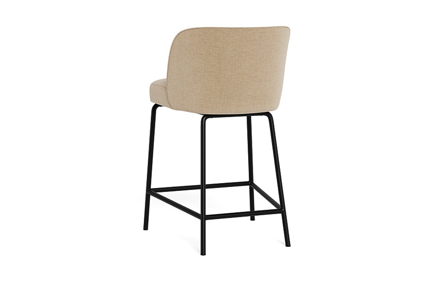 Graham Metal Framed Upholstered Counter Stool - Image 2