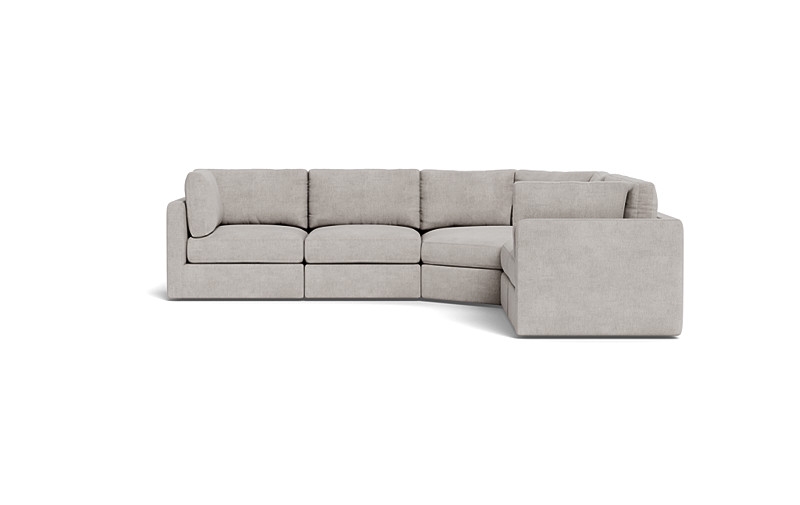 Tatum Modular 5-Seat Wedge Corner Sectional - Image 2