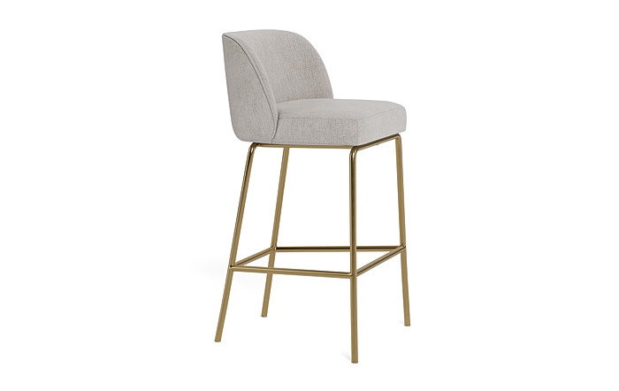 Graham Metal Framed Upholstered Bar Stool - Image 1