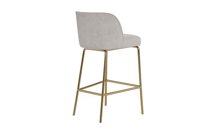 Graham Metal Framed Upholstered Bar Stool - Image 3