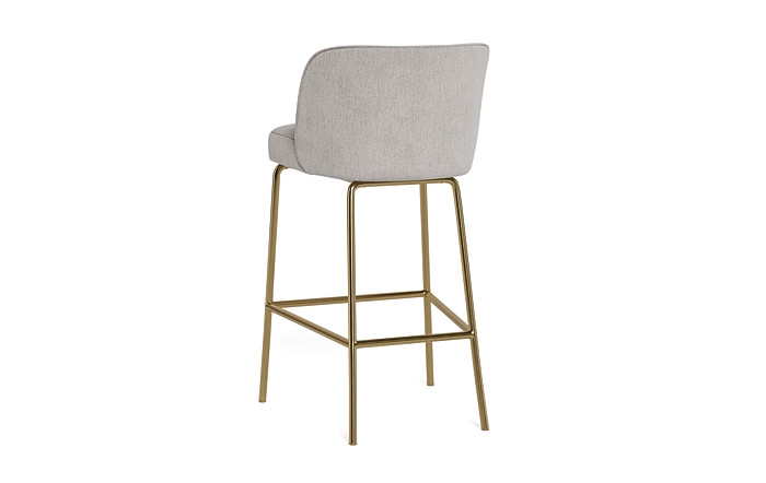 Graham Metal Framed Upholstered Bar Stool - Image 4