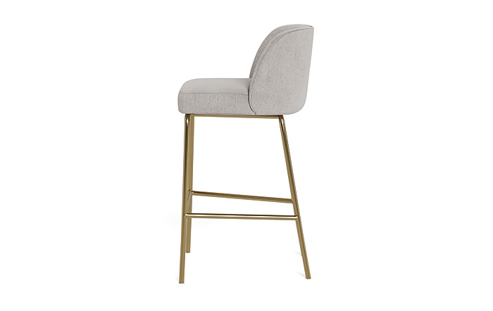 Graham Metal Framed Upholstered Bar Stool - Image 2