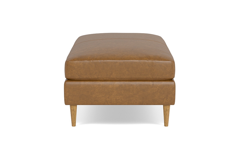 Sloan Leather Ottoman - Image 3