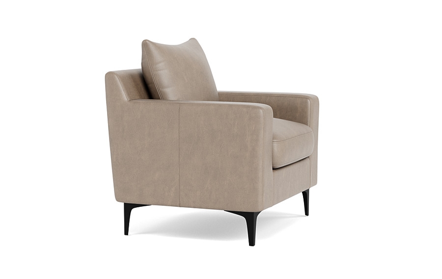 Sloan Leather Petite Chair - Image 1