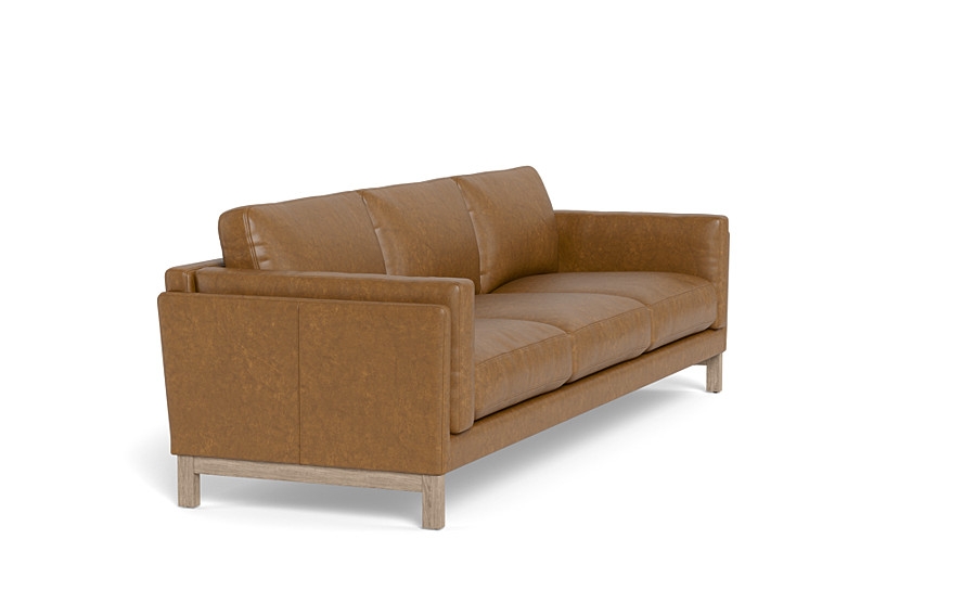Gaby Leather 3-Seat Sofa - Image 1