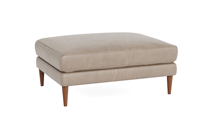 Caitlin Leather Ottoman - Image 2