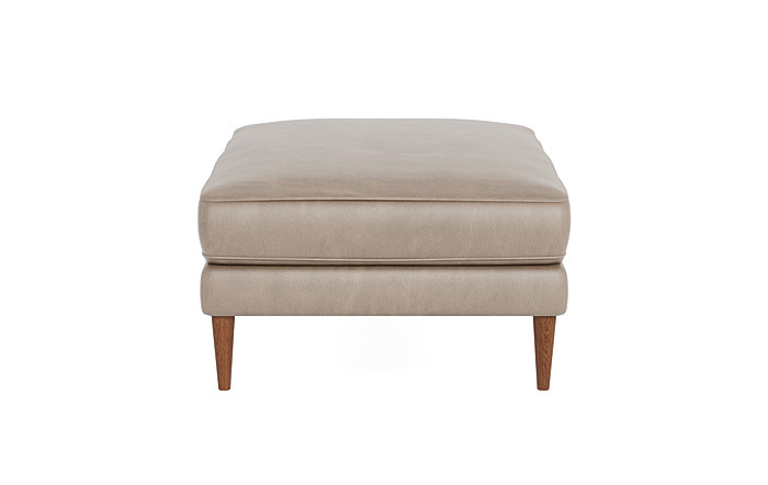 Caitlin Leather Ottoman - Image 4