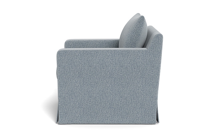 Sloan Slipcovered Swivel Glider Accent Chair - Image 3