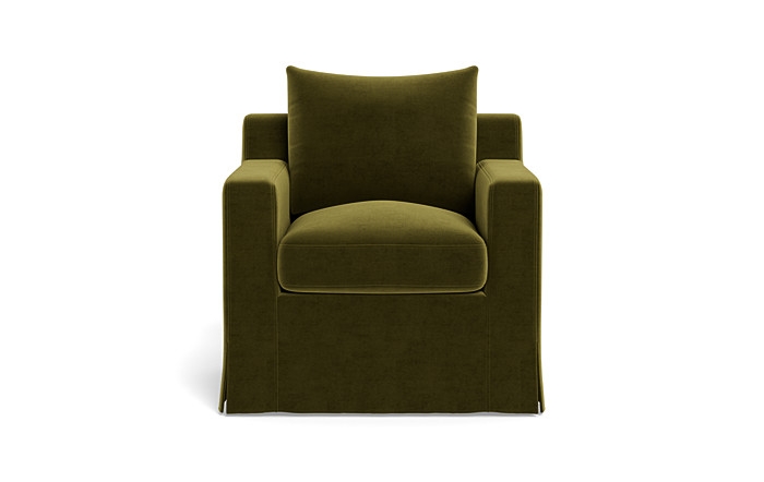 Sloan Slipcovered Petite Chair - Image 0