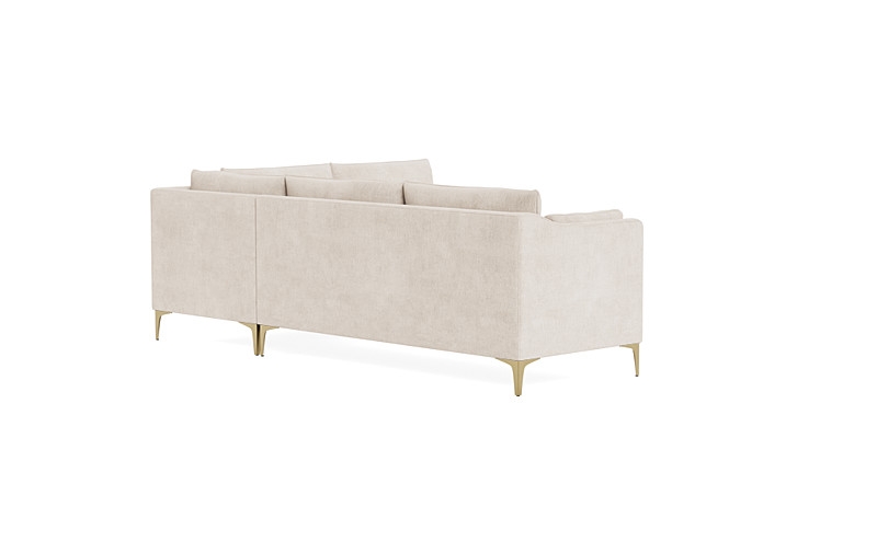 Caitlin 3-Seat  Bumper Sectional by The Everygirl® - Image 3