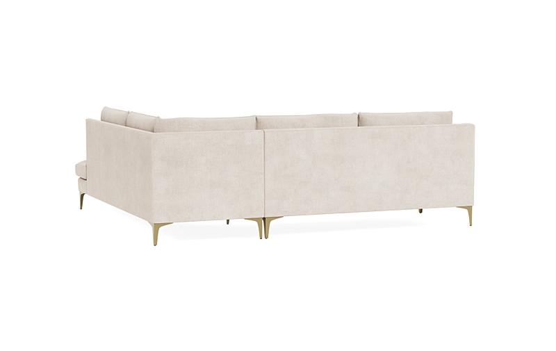 Caitlin 3-Seat  Bumper Sectional by The Everygirl® - Image 4