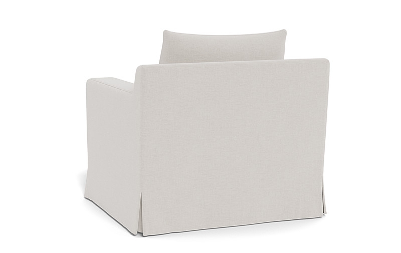 Sloan Slipcovered Swivel Glider Accent Chair - Image 1