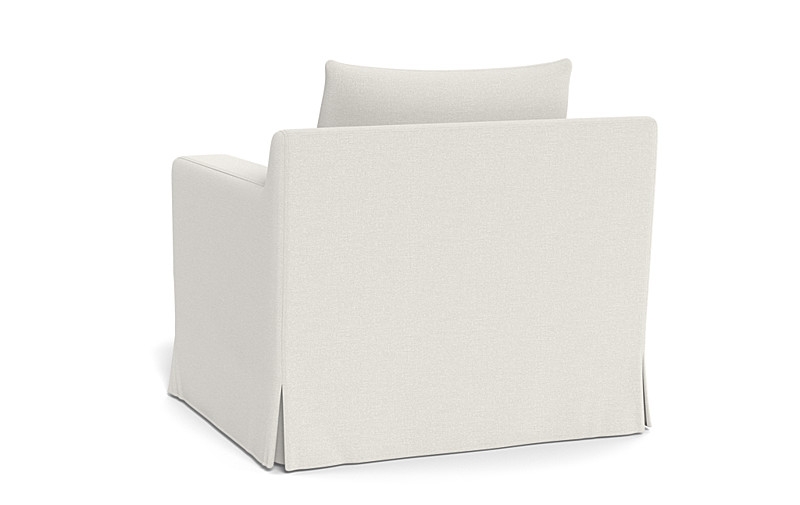 Sloan Slipcovered Swivel Glider Accent Chair - Image 1