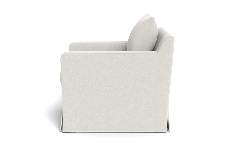 Sloan Slipcovered Swivel Glider Accent Chair - Image 3